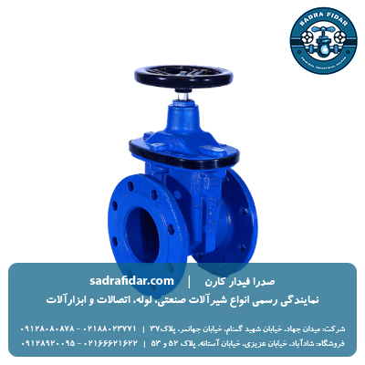 خرید شیر کشویی PN16 زبانه لاستیکی میراب در تمامی سایزها