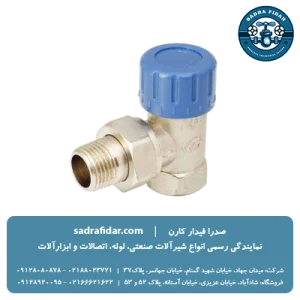 خرید شیر رادیاتوری ترموستاتیک رفت نیوپایپ 1/2 اینچ