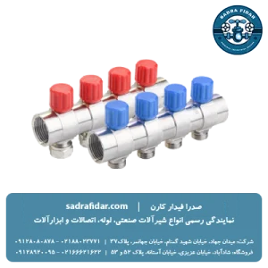 قیمت نیوکلکتور رزوه ای همراه با شیر تنظیم نیوپایپ از صدرا فیدار