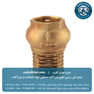 عکس شیر یکطرفه صافی دار ته چاهی برنجی سیم ایتالیا